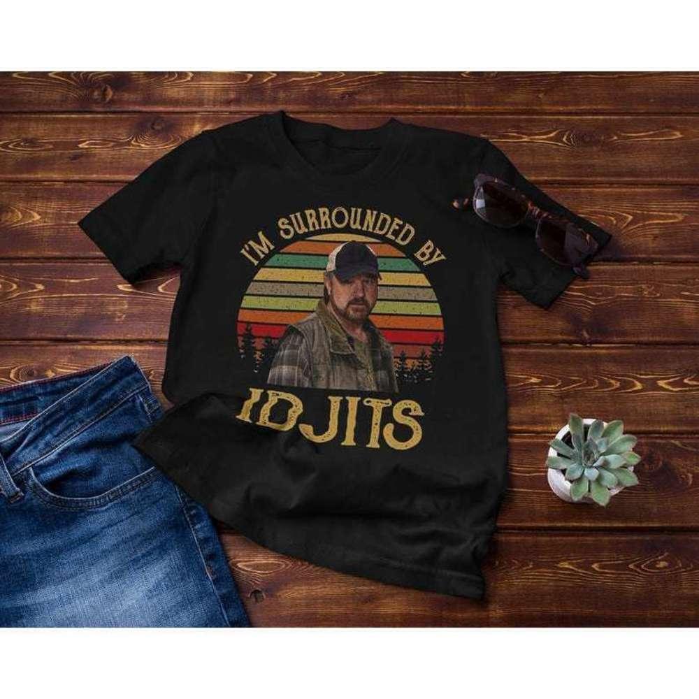 Supernatural Im Surrounded By Idjits Tv Quote Fan TShirt